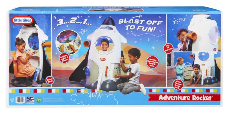 Huśtawka Rakieta Do Ogrodu Dla Dzieci Little Tikes Adventure Rocket 662720m