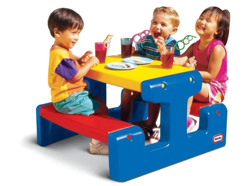 Stolik Do Zabawy Dla Dzieci 4 Osobowy Little Tikes Junior - Niebieski