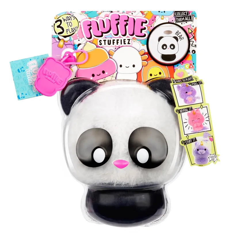 Zabawka Pluszowa Panda Mała Miękka Fluffie Stuffiez Idealny Prezent Dla
