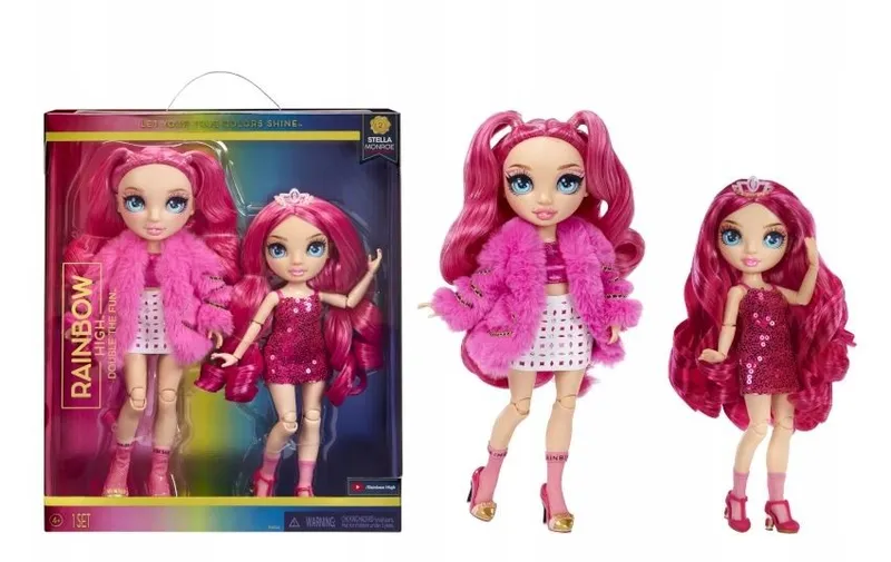 Lalki Rainbow High Stella 2 Sztuki Zestaw Core I Jr High Doll