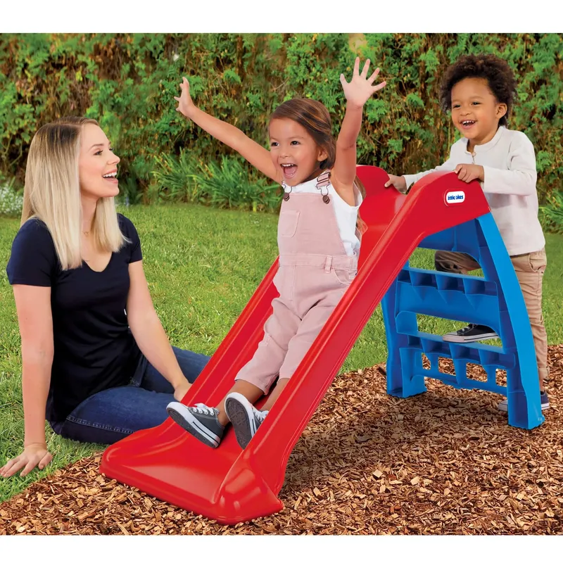 Zjeżdżalnia Dla Dzieci Niebieska Czerwona Little Tikes 95 cm