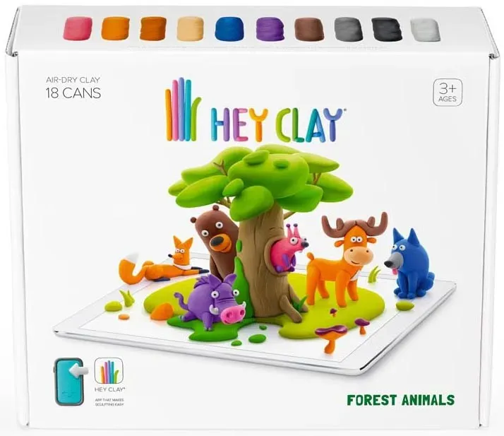 Zwierzęta Leśne Hey Clay Modelina Plastyczna 18011 Kreatywny Zes
