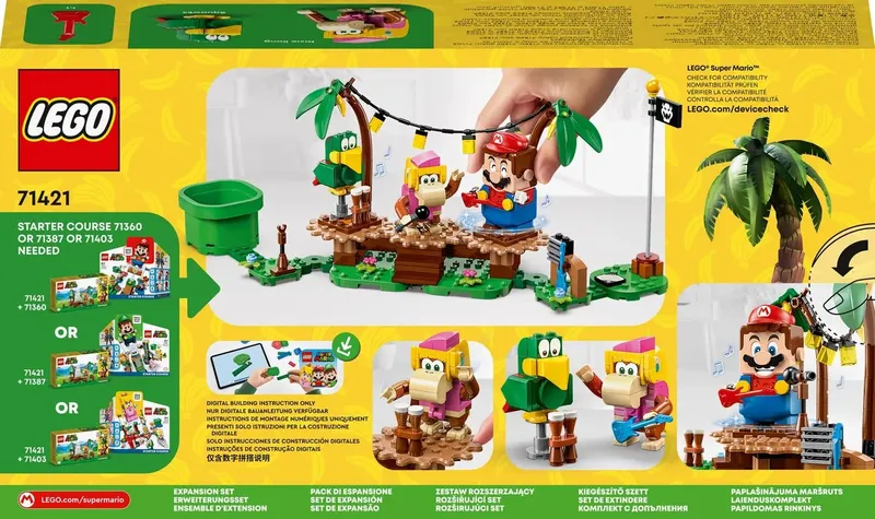 LEGO Super Mario Dżunglowy Koncert Dixie Kong Zestaw 71421