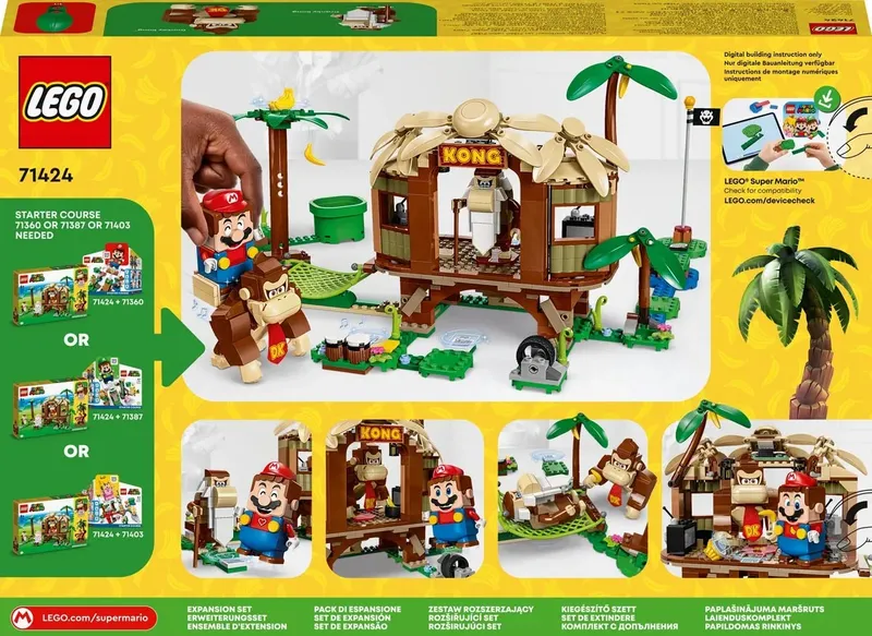 LEGO Super Mario Domek Na Drzewie Donkey Konga Zestaw Rozszerzający 71424