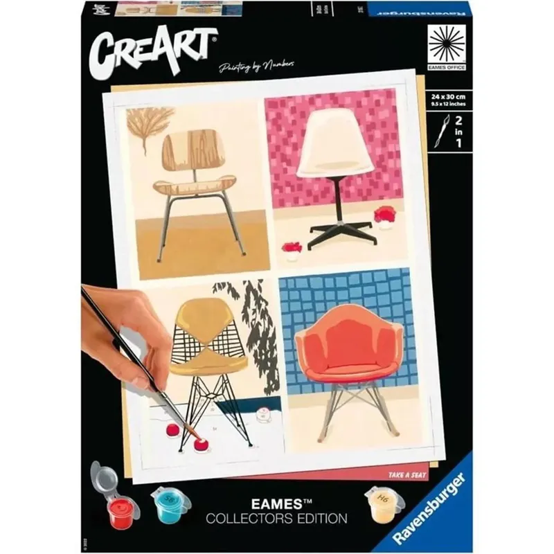 Malowanie Po Numerach Eames RAVENSBURGER Creart Kolekcja 20153