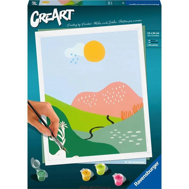 Malowanie Po Numerach Krajobraz Minimalistyczny RAVENSBURGER Creart 23643