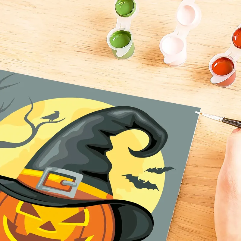 RAVENSBURGER Creart Wesołego Halloween Malowanie Po Numerach 23712