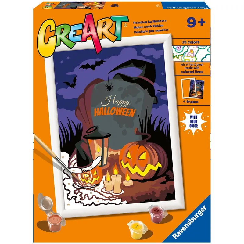 Malowanie Po Numerach Halloweenowy Nastrój RAVENSBURGER Creart 23713