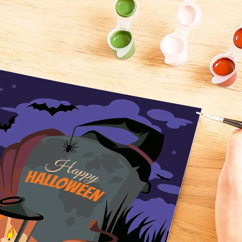 Malowanie Po Numerach Halloweenowy Nastrój RAVENSBURGER Creart 23713