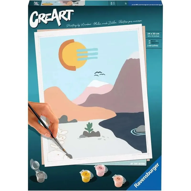 Malowanie Po Numerach Krajobraz Minimalistyczny RAVENSBURGER Creart 23641