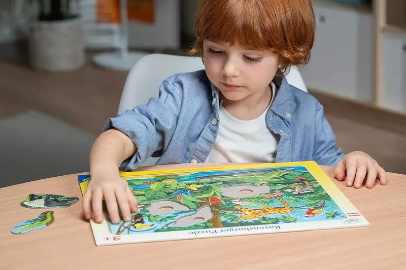 Puzzle RAVENSBURGER Zwierzęta Lasu Deszczowego 05140 1000 Elementów
