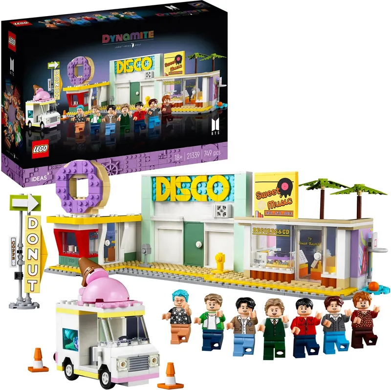 LEGO Ideas Bts Dynamite K-Pop Klocki 21339 2313 Elementów