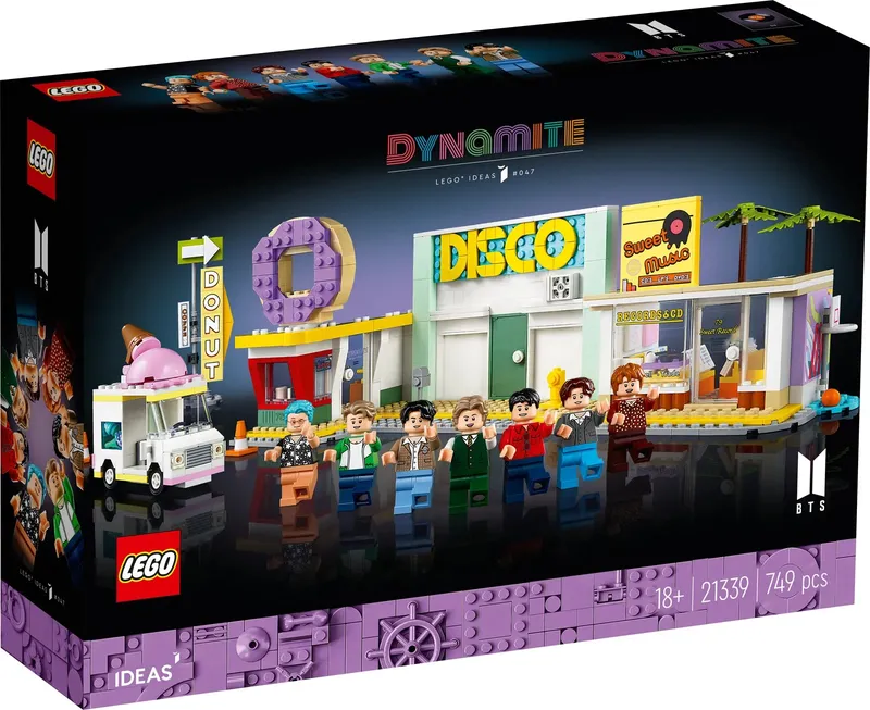 LEGO Ideas Bts Dynamite K-Pop Klocki 21339 2313 Elementów