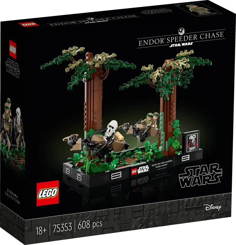 LEGO Star Wars Pościg Na Ścigaczu Przez Endor 75353 Zestaw Klocków