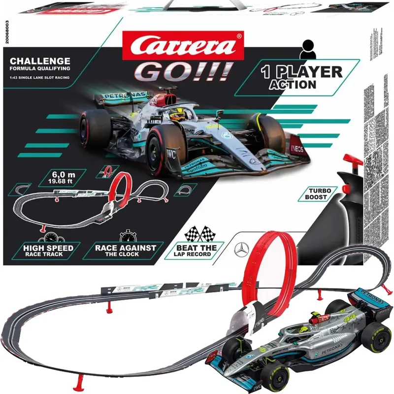 Carrera Go Formula Qualifying Challenger MERCEDES Hamilton 6m