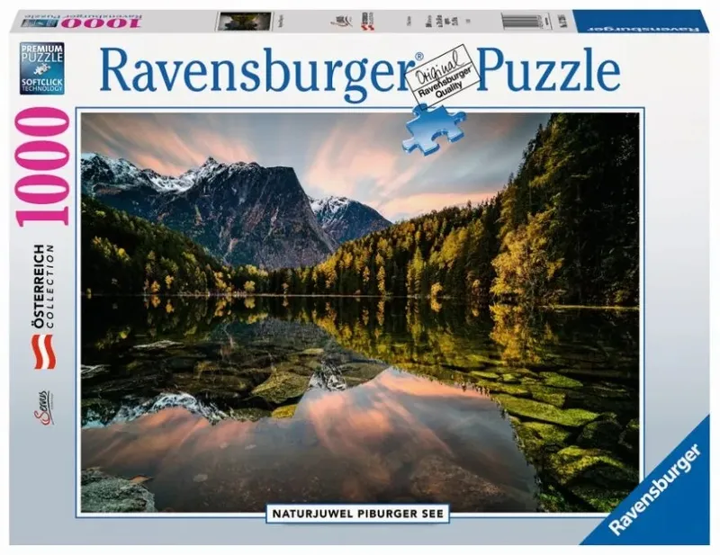 Puzzle 1000 Elementów Jezioro Piburger RAVENSBURGER 17326