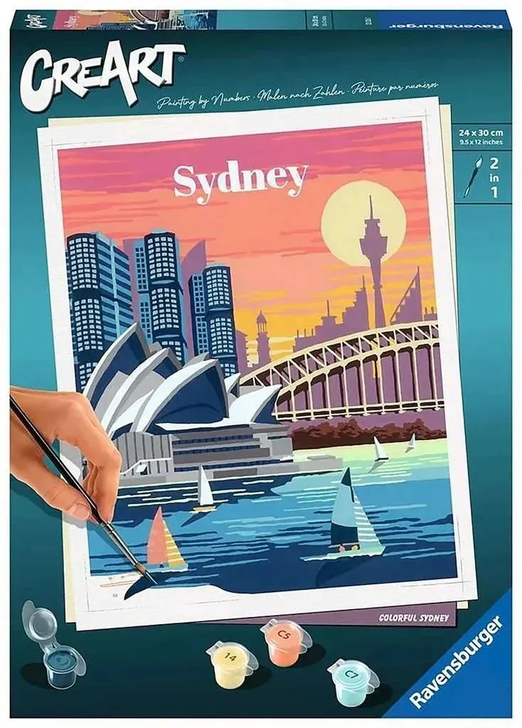 Kreatywny Zestaw Creatt Sydney 23526 Malowanie Po Numerach