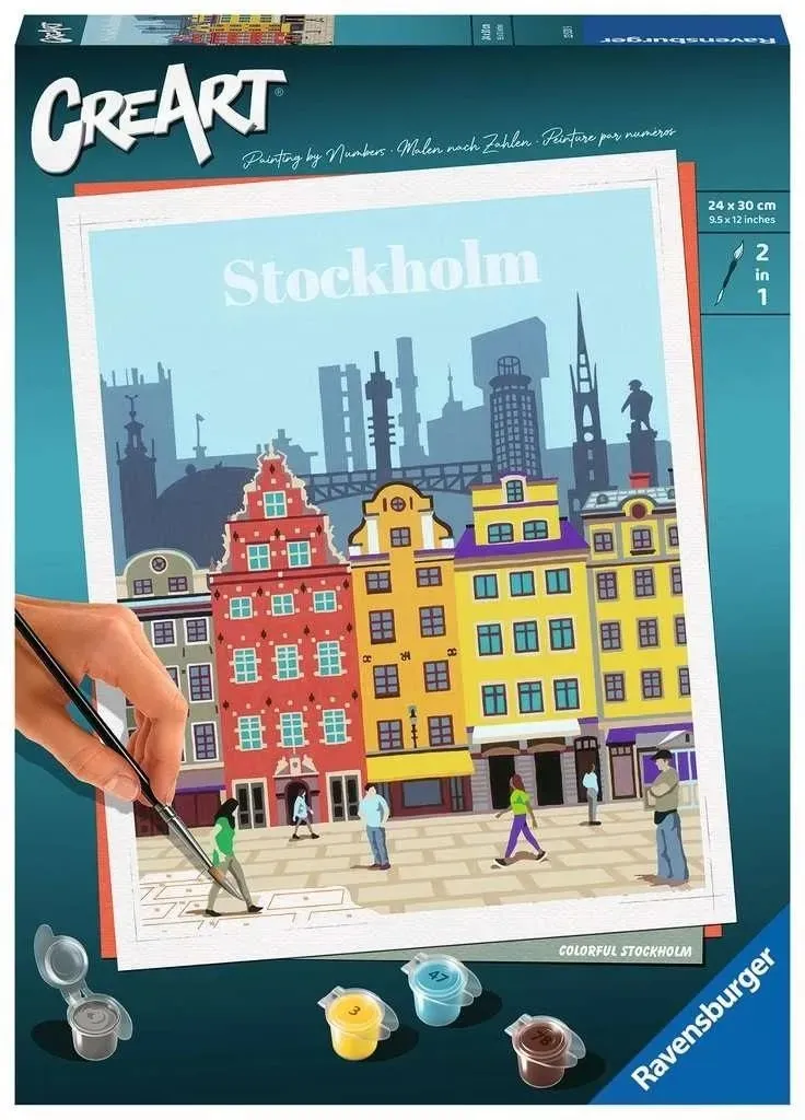 Creart Sztokholm Seria C Puzzle Malowanie Po Numerach 23520