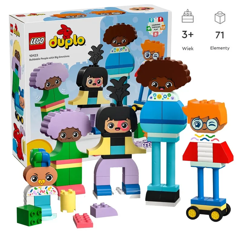 LEGO Duplo Figurki Z Emocjami Zestaw Edukacyjny 10423 Znaki: 67 ✓