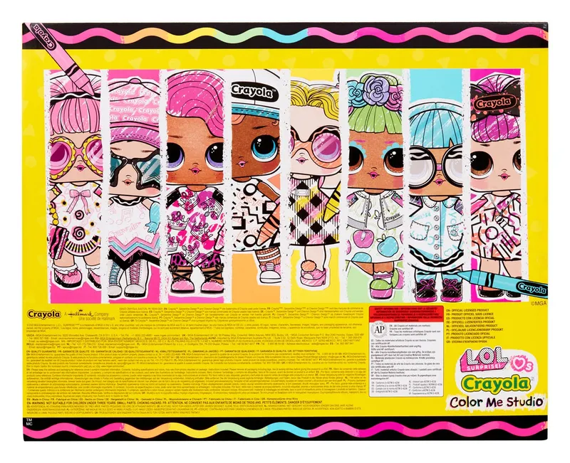 Zestaw Kreatywny L.o.l. Surprise Loves Crayola Color Me Studio Dla Dzieci