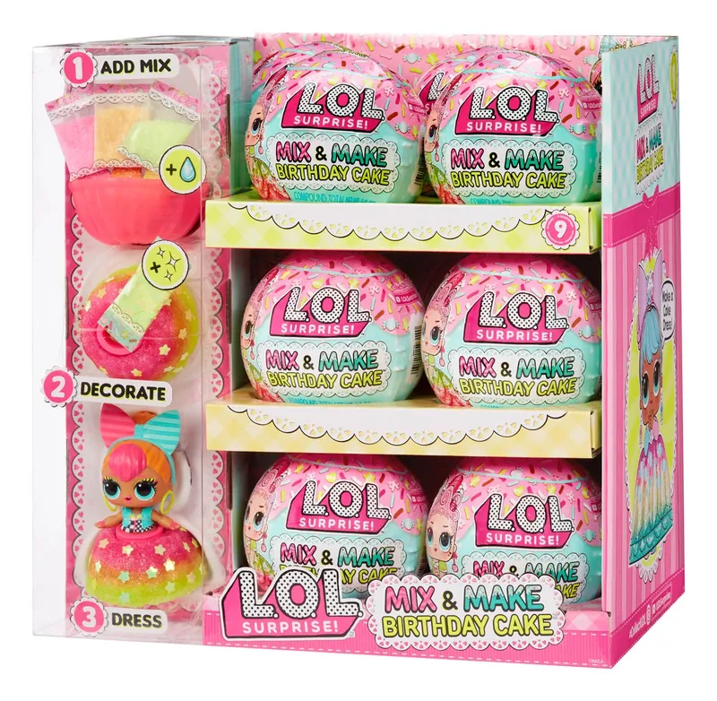 L.o.l. Surprise Mix Make Birthday Cake Tots Zestaw Kreatywny Dla Dzieci