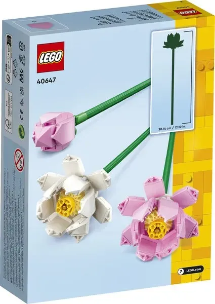 Zestaw Klocków LEGO Icons Kwiaty Lotosu 40647 1094 Elementów Modulowy