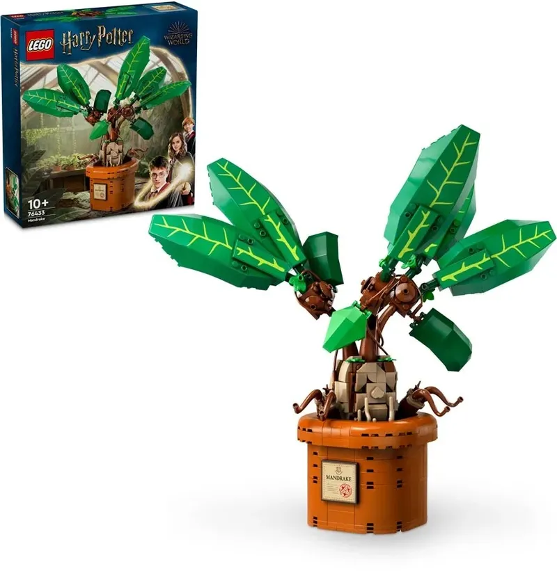 LEGO Harry Potter Mandragora Zestaw Kloków 76433 Figurka