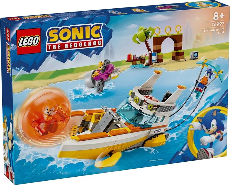 LEGO Sonic The Hedgehog Tails Przygoda Na Łodzi 76997 Klocki