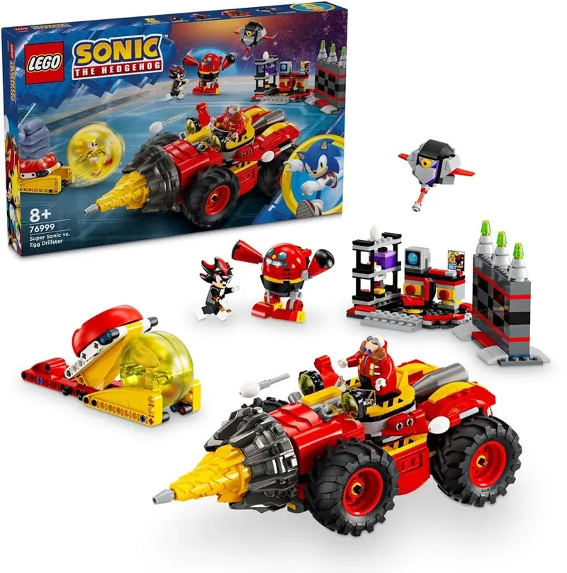 LEGO Sonic Kontra Egg Drillster Klocki 76999 Zestaw 222 Elementy (Liczę