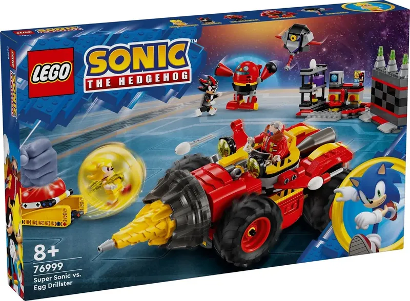 LEGO Sonic Kontra Egg Drillster Klocki 76999 Zestaw 222 Elementy (Liczę