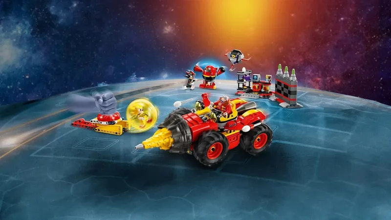 LEGO Sonic Kontra Egg Drillster Klocki 76999 Zestaw 222 Elementy (Liczę