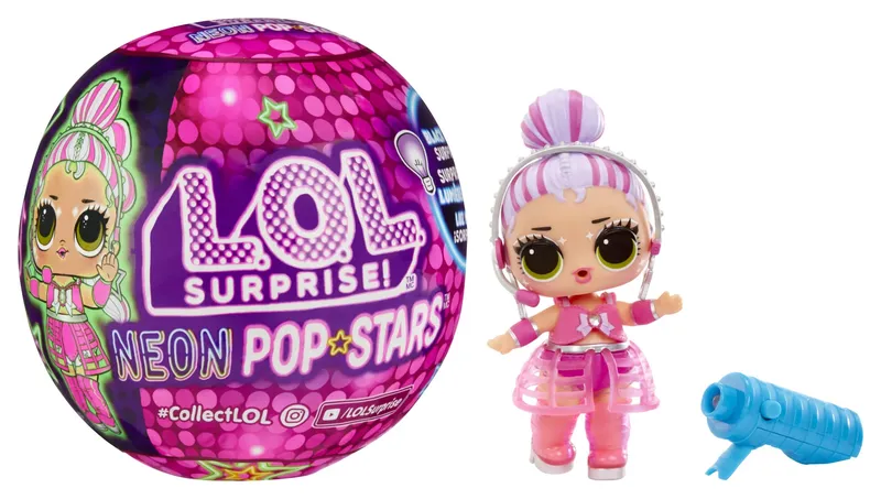 Lalka L.o.l. Surprise Neon Pop Stars Tots Figurka Kolekcjonerska