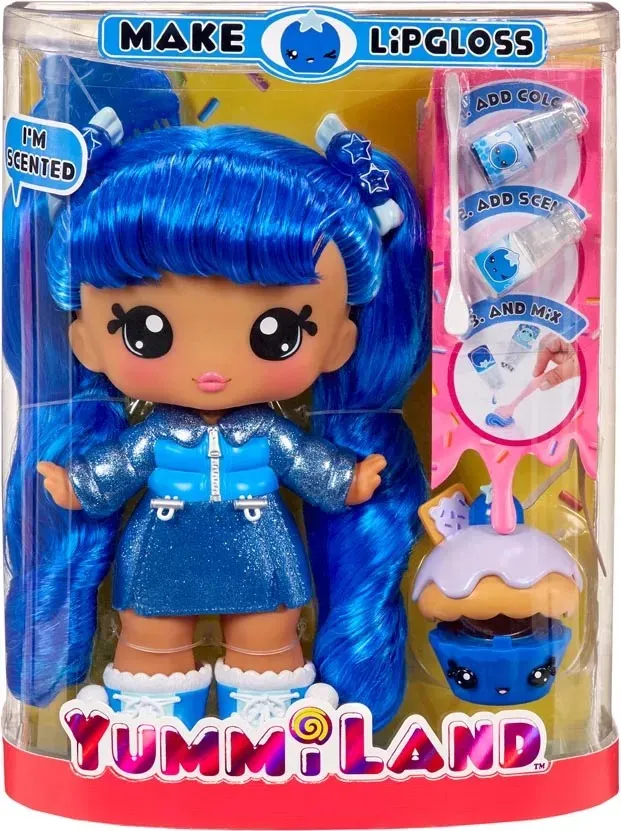 Lalka Yummiland Rory Blueberry Z Błyszczkiem Zwierzęciem Duża