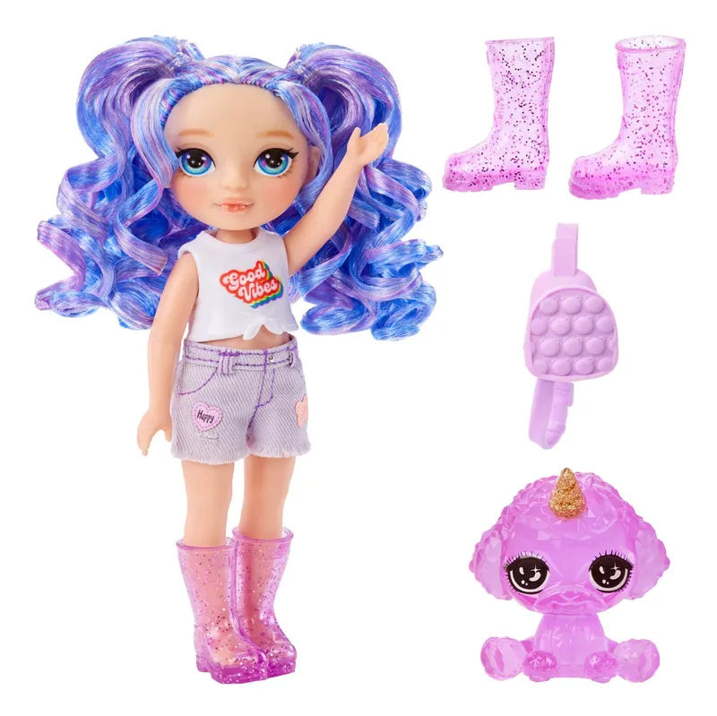 Lalka Rainbow High Littles Amethyst Dla Dzieci Kolekcjonerskaaa - Fioletowa