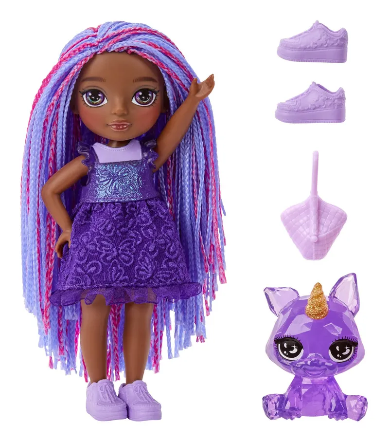 Lalka Rainbow High Littles Indigo Kolekcjonerska - Fioletowa