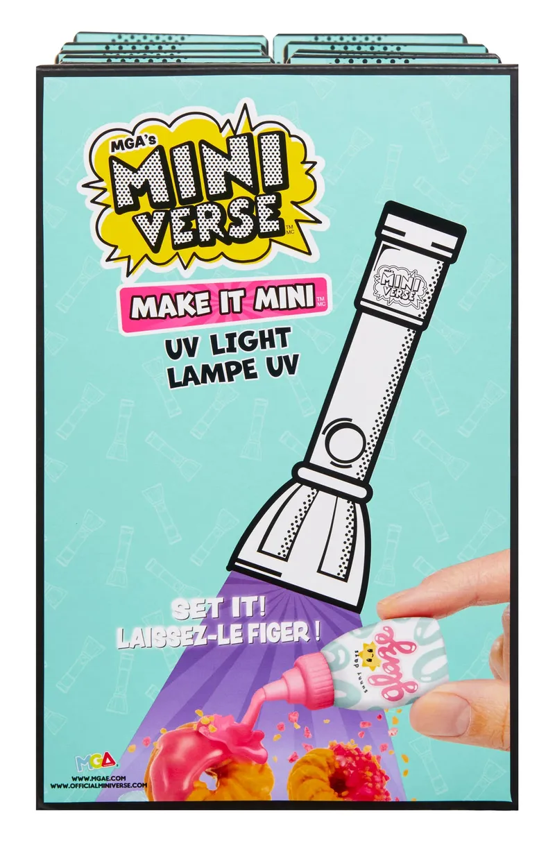 Latarka UV Mini Miniverse Mgas 0.5 kg Fluorescencyjna Zabawka