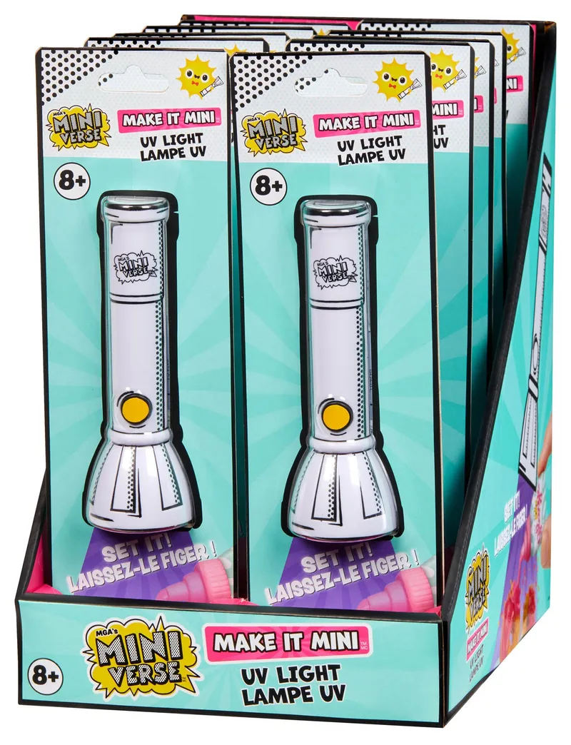 Latarka UV Mini Miniverse Mgas 0.5 kg Fluorescencyjna Zabawka