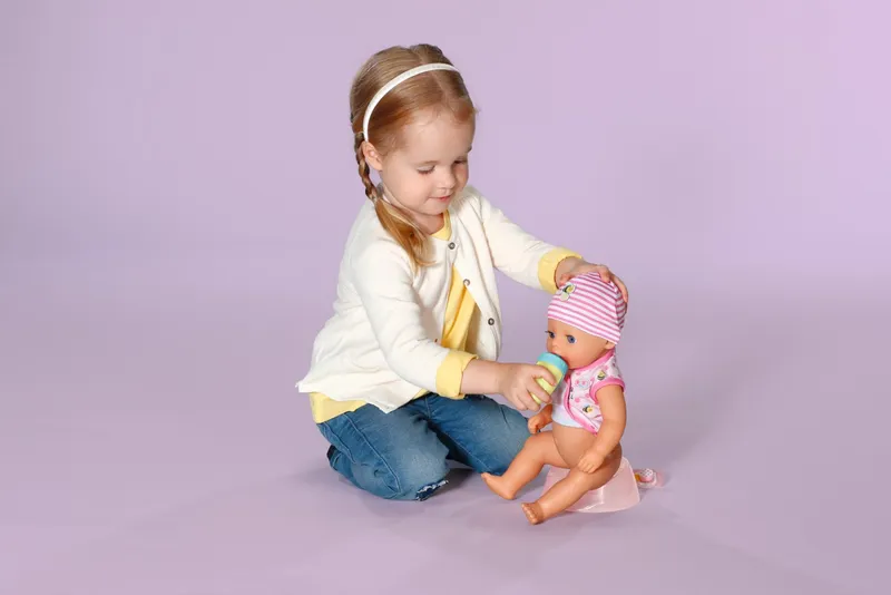 Baby Born Lalka Lena Mała Dziewczynka 36 cm Ubranka Akcesoria