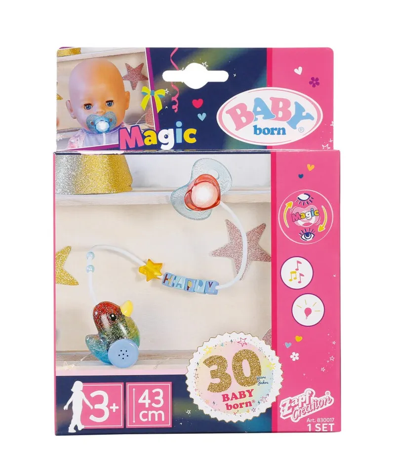 Baby Born Lalka Interaktywna Z Smoczkiem Magicznym 43 cm 830017