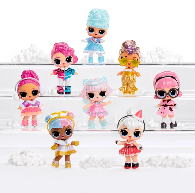 Zbiór 12 Figurek L.o.l Surprise Winter Snow Tots W Opakowaniu