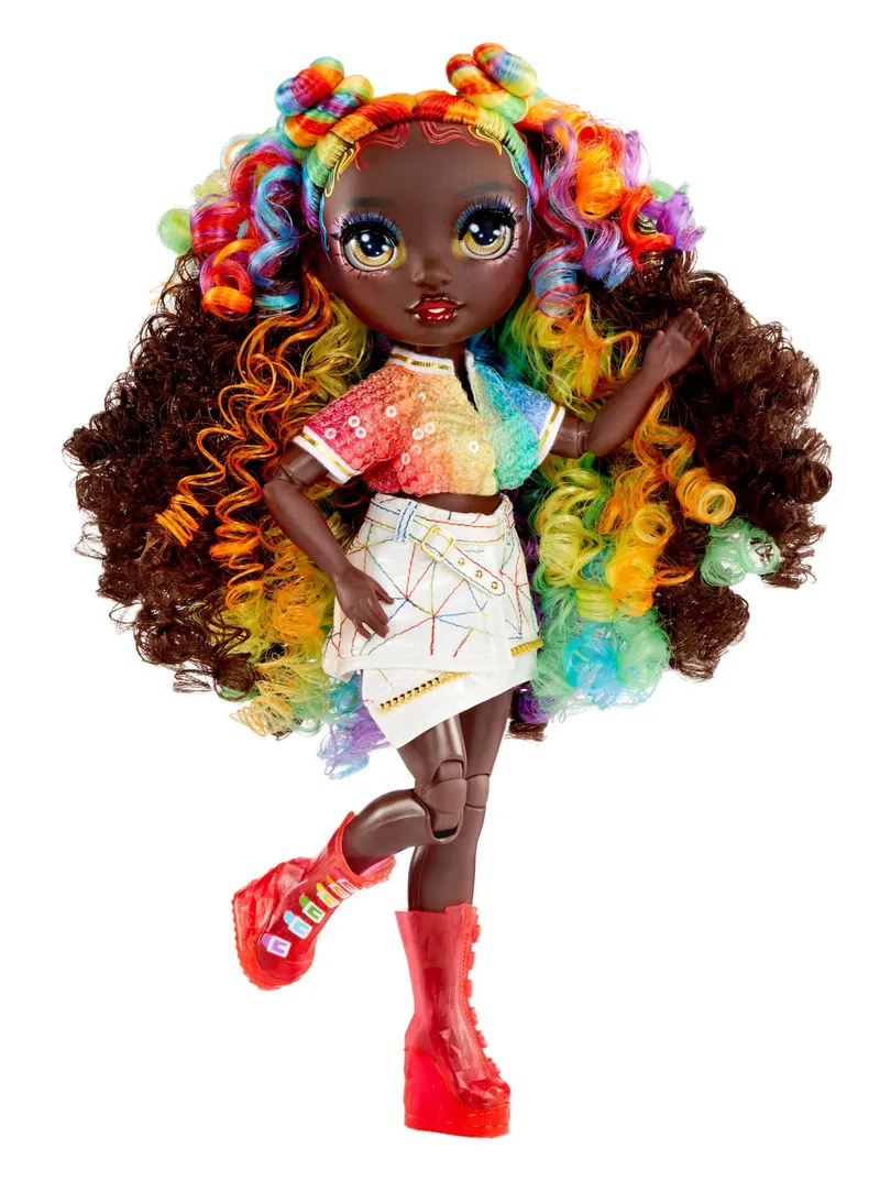 Lalka Fashion Rainbow High Iris Bow Kryształki Tęczowe Kreatywna