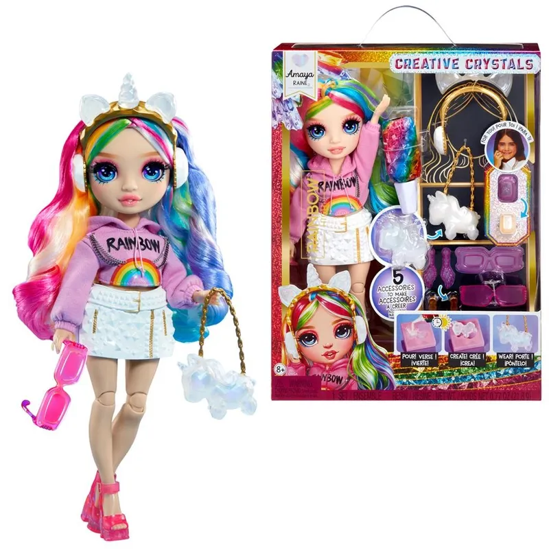 Lalka Fashion Rainbow High Amaya Kryształki Kreatywne