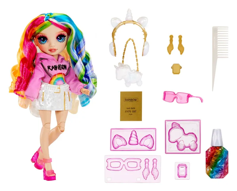 Lalka Fashion Rainbow High Amaya Kryształki Kreatywne