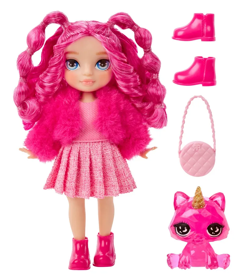Lalka Rainbow High Littles Magenta Figurka Kolekcjonerska - Różowa