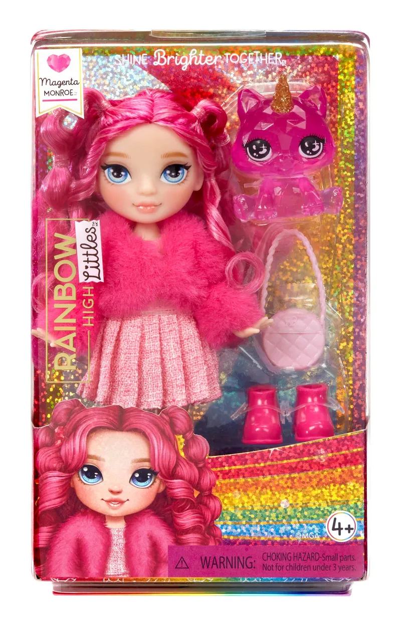 Lalka Rainbow High Littles Magenta Figurka Kolekcjonerska - Różowa