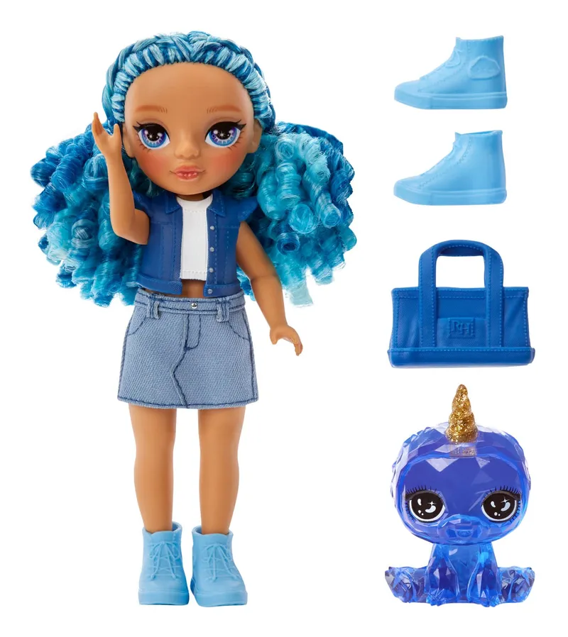 Lalka Rainbow High Littles Sapphire Kolekcjonerska - Niebieska