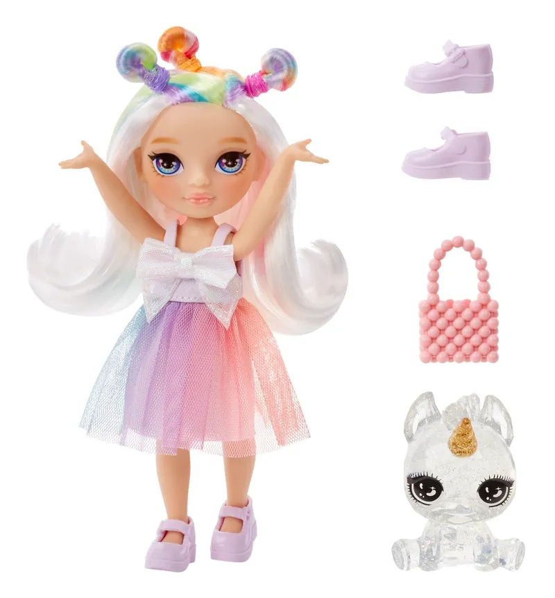 Lalka Rainbow High Littles Opal Tęczowa Figurka Kolekcjonerska