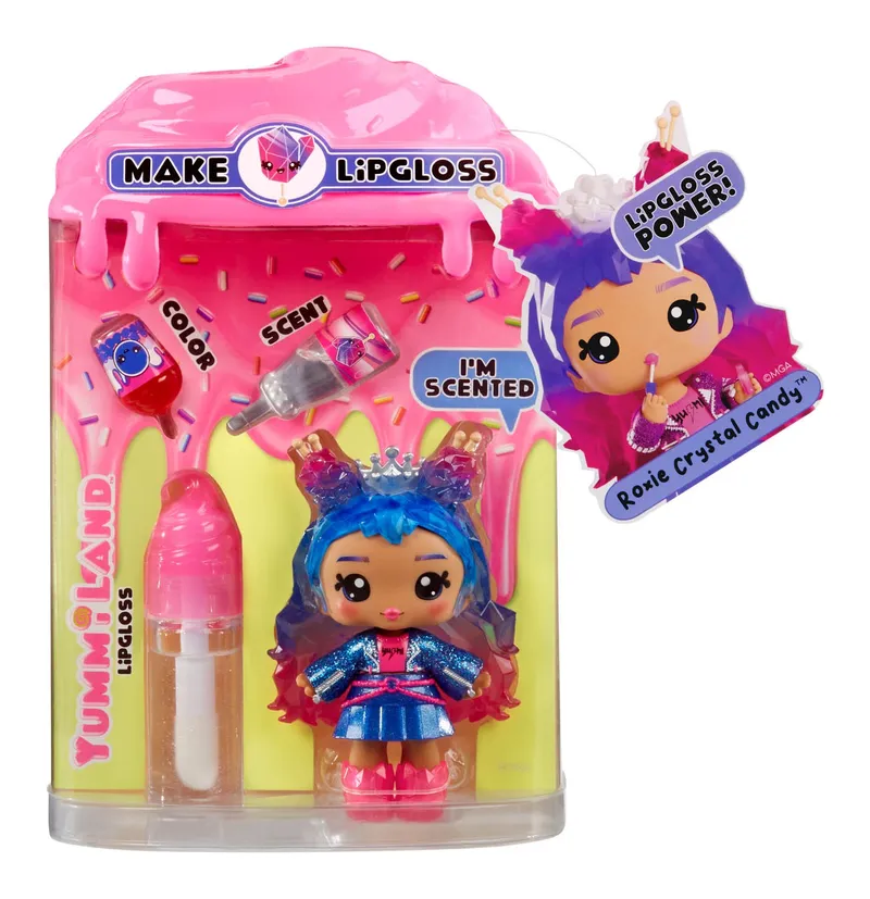 Lalka Yummiland Lip Gloss Roxie Crystal Candy Seria 2 Rock Candy Mga