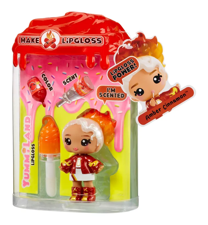Lalka Yummiland Lip Gloss Cinnamon Spice Seria 2 Mga Amber