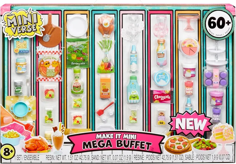 Miniverse Make It Mini Mega Buffet Zestaw Figurek Dla Dzieci Mga 541301